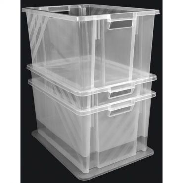 Novap - Laatikon pinottava läpinäkyvä – 54 l