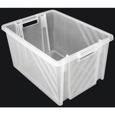 Novap - Laatikon pinottava läpinäkyvä – 54 l