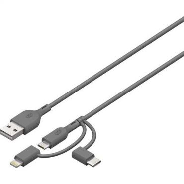 Gp - 1-metrinen 3-in-1 usb-kaapeli cy1n 18 w