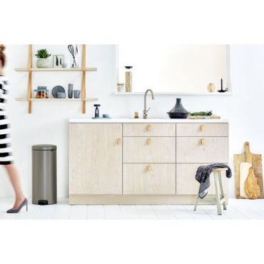 Brabantia - Poljinkori NewIcon 30L Taupe - Tilava ja tyylikäs - Sisäkäyttöön