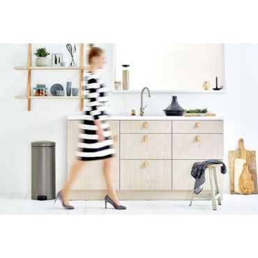 Brabantia - Poljinkori NewIcon 30L Taupe - Tilava ja tyylikäs - Sisäkäyttöön
