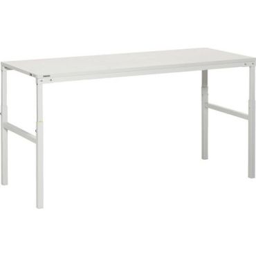 Treston - Työpöytä TP 1800x900mm - Säädettävä korkeus 650-900mm - 300kg kuormitus - Valkoinen
