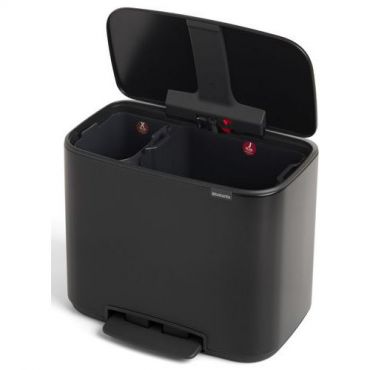 Brabantia - Roskakori polkimella bo 11+23 l mattamusta