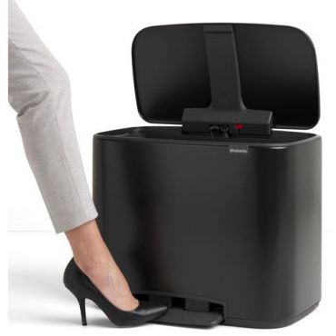 Brabantia - Roskakori polkimella bo 11+23 l mattamusta
