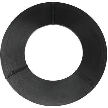 Manutan Expert - Musta teräsvanne 49 kg - 19x0,8 mm - Kierrätettävä - Lavaus ja vannehtiminen