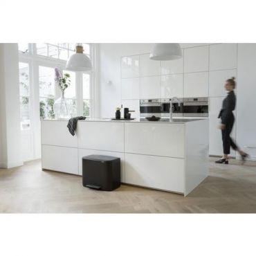 Brabantia - Roskakori polkimella bo 11+23 l mattamusta