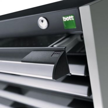 Bott - Työkaappi cubio 8 laatikkoa h1000x1050x750mm harmaa/punainen