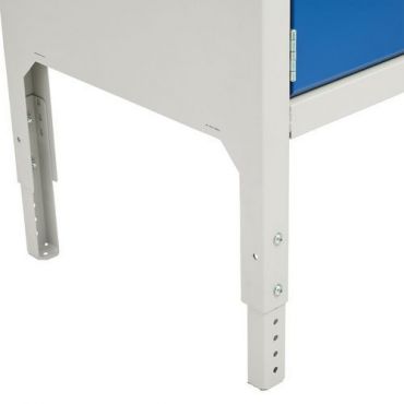 Bott - Työpöytä l:2000xs:600xk:830-930mm vaneri 2 laatikkoa 1 hylly