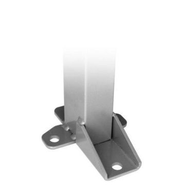 Troax - Tolppa ja tolpanjalka 2200mm Musta - Smart Fix -kulmaliittimet