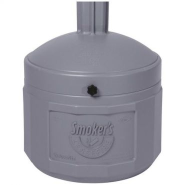 Justrite - Turvatuhkakuppi Harmaa 978 x 419 mm - 15 L - Liekinestoaineella käsitelty - Ulkokäyttöön