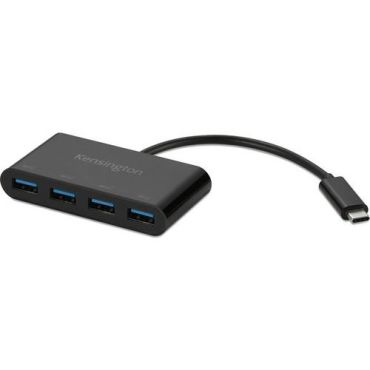 Kensington - USB-C 4-porttinen USB-A-hubi CH1200 - K33616WW - Lisää liitäntöjä tietokoneeseesi