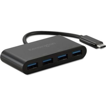 Kensington - USB-C 4-porttinen USB-A-hubi CH1200 - K33616WW - Lisää liitäntöjä tietokoneeseesi