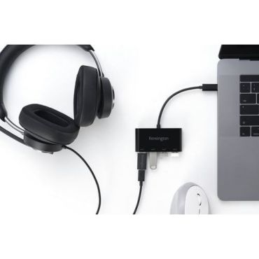 Kensington - USB-C 4-porttinen USB-A-hubi CH1200 - K33616WW - Lisää liitäntöjä tietokoneeseesi