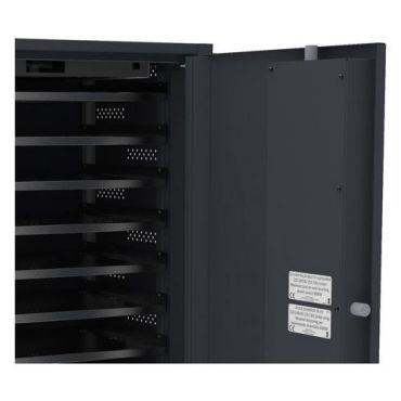 Robur Safe - Latausvaunu TSS1200 koodilukolla 10 hyllyä teräs musta