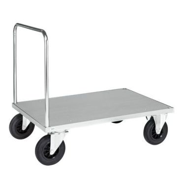 Kongamek - Lavavaunu Rulle 1200x800 - 500 kg kapasiteetti sähkösinkitty teräs 200 mm umpikumi pyörät