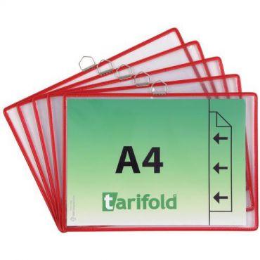 Djois made by tarifold - Asiakirjanpidin tarifold punainen a4 vaakasuora