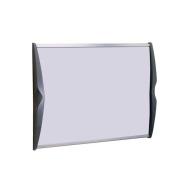 Planorga - Ovikilpi Pyxis 10 x 6 cm harmaa - PVC suorakulmio kierrätettävä