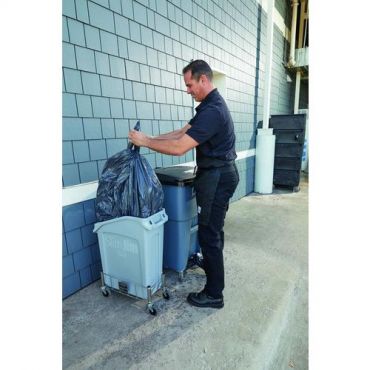 Rubbermaid - Roskakori slim jim 49 l harmaa
