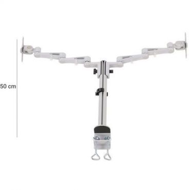 Manutan expert - Kahden näytön säädettävä teline