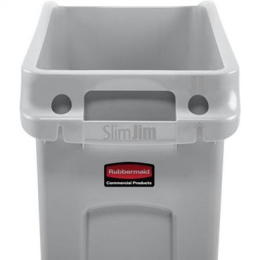 Rubbermaid - Roskakori slim jim 49 l harmaa