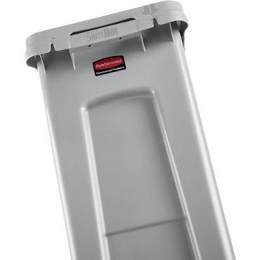 Rubbermaid - Roskakori slim jim 49 l harmaa