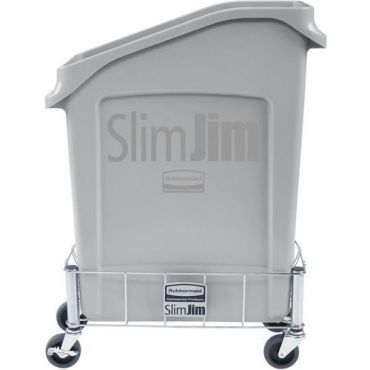 Rubbermaid - Roskakori slim jim 49 l harmaa