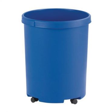 Vepabins - Pyöreä roskakori 50 l sininen