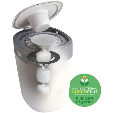 Tommee Tippee - Vaipparoskakori Sangenic Twist & Click - Valkoinen Muovi - 39 cm Korkea - Hajutiivis