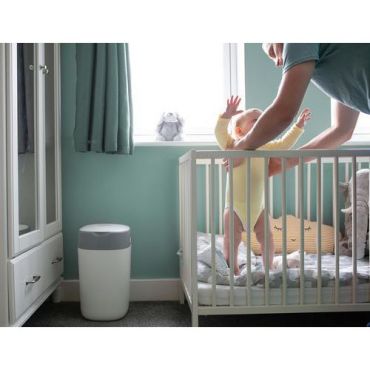 Tommee Tippee - Vaipparoskakori Sangenic Twist & Click - Valkoinen Muovi - 39 cm Korkea - Hajutiivis