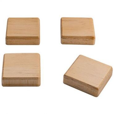 Sigel - Magneetit puu neliskulmaiset – 33 mm – nature