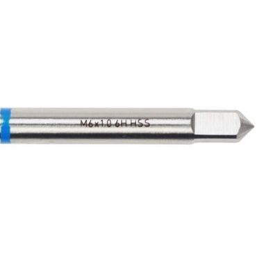 Manutan Expert - HSS-konekierretappi M6 x 1 mm - Teräs - Poraamiseen - 80 mm pituus