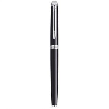 Waterman - Pen hemisphère laque noire ct roller musta f