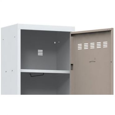 Vinco - Teollisuuskaappi puhtaille laitteille 1 pylväs avaimilla 300 mm taupe