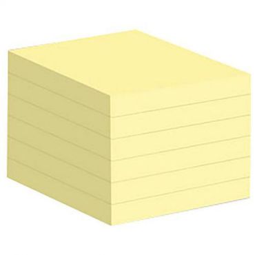 Post-it - Block super sticky kierrätetty 76x76 mm 14 + 4 palaa keltainen
