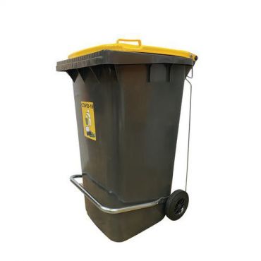 Mobil plastic - Siirrettävä saniteettijäteastia jossa poljin 240 l