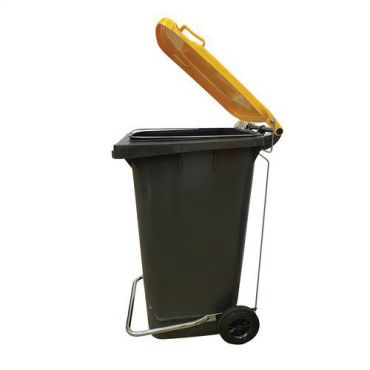 Mobil plastic - Siirrettävä saniteettijäteastia jossa poljin 240 l