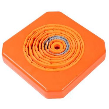 Manutan Expert - Heijastava kokoontaitettava liikennekartio K 70 cm - Oranssi Nylon - Turvallinen ja tilaa säästävä