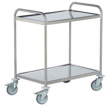 Hupfer - Chariot 2 plateaux inox 1000x600 mm - capacité 120 kg