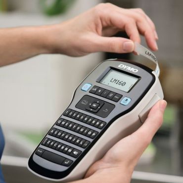 Dymo LabelManager 160P tarratulostin - Kompakti ja helppokäyttöinen - Käyttää D1-nauhoja 6 9 12 mm