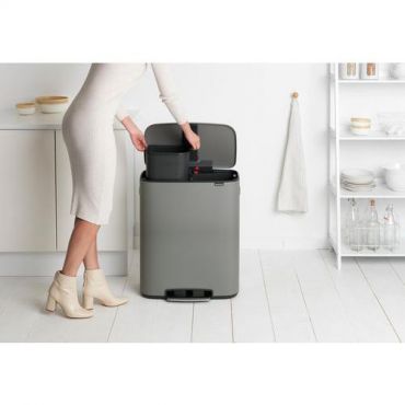 Brabantia - Roskakori polkimella bo sisä-astia 2x30 l harmaa brabantia