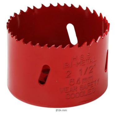 Manutan expert - Kahdesta metallista valmistettu reikäsaha halkaisija 64 mm − manutan