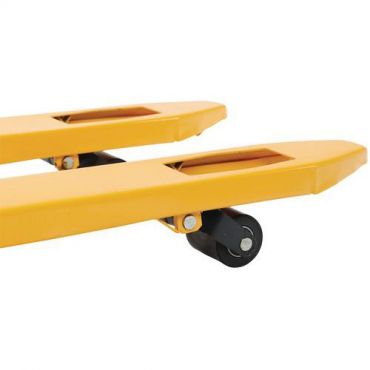 Haarukkavaunu Basic polyuretaani 1150 mm – 2 tonnia 2000 kg kapasiteetti keltainen