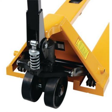 Haarukkavaunu Basic polyuretaani 1150 mm – 2 tonnia 2000 kg kapasiteetti keltainen