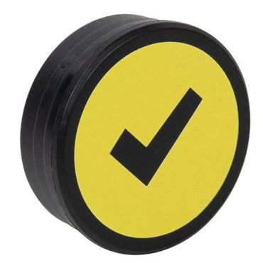Smit Visual - Lean Management Magneetti - Keltainen Ø 35 mm - Vahvistettu Ekologinen