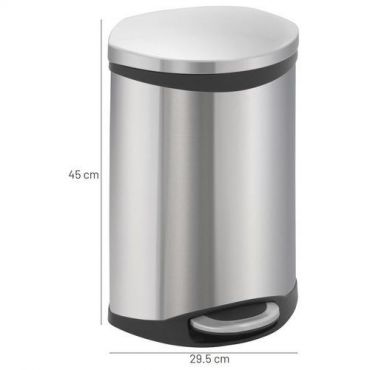 Eko - Roskakori shell 10 l harmaa