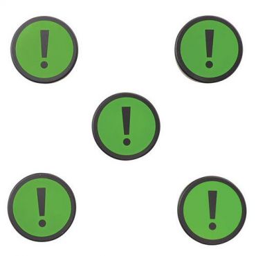 Smit visual - Magneetit lean management huomio vihreä
