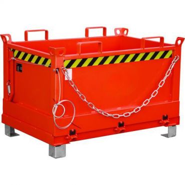 Bauer - Kippisäiliö fb punainen pohjatyhjennys 0,5 m³