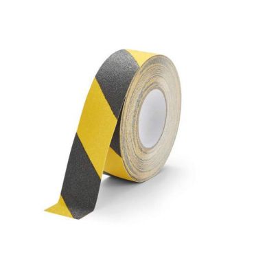 Durable - Liukumaton teippi Duraline Grip 50 mm - 15 m - Musta/keltainen - Liukueste ja turvallisuus
