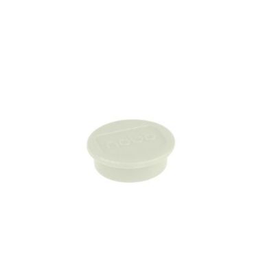 Nobo - Valkotaulumagneetti 24 mm valkoinen 300 g 10 kpl