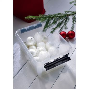 SmartStore - Säilytyslaatikko Classic 8 L läpinäkyvä 10 kpl pinottava keittiöön